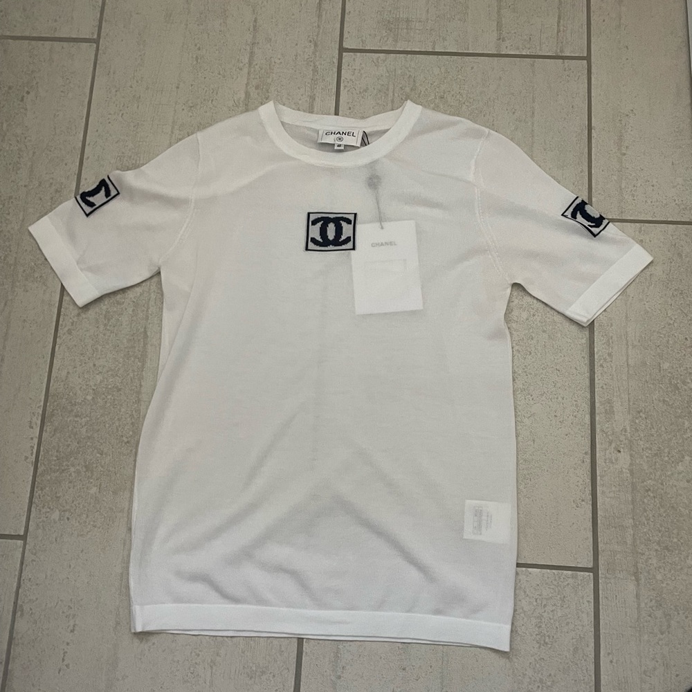 Chanel sheer t-shirt
